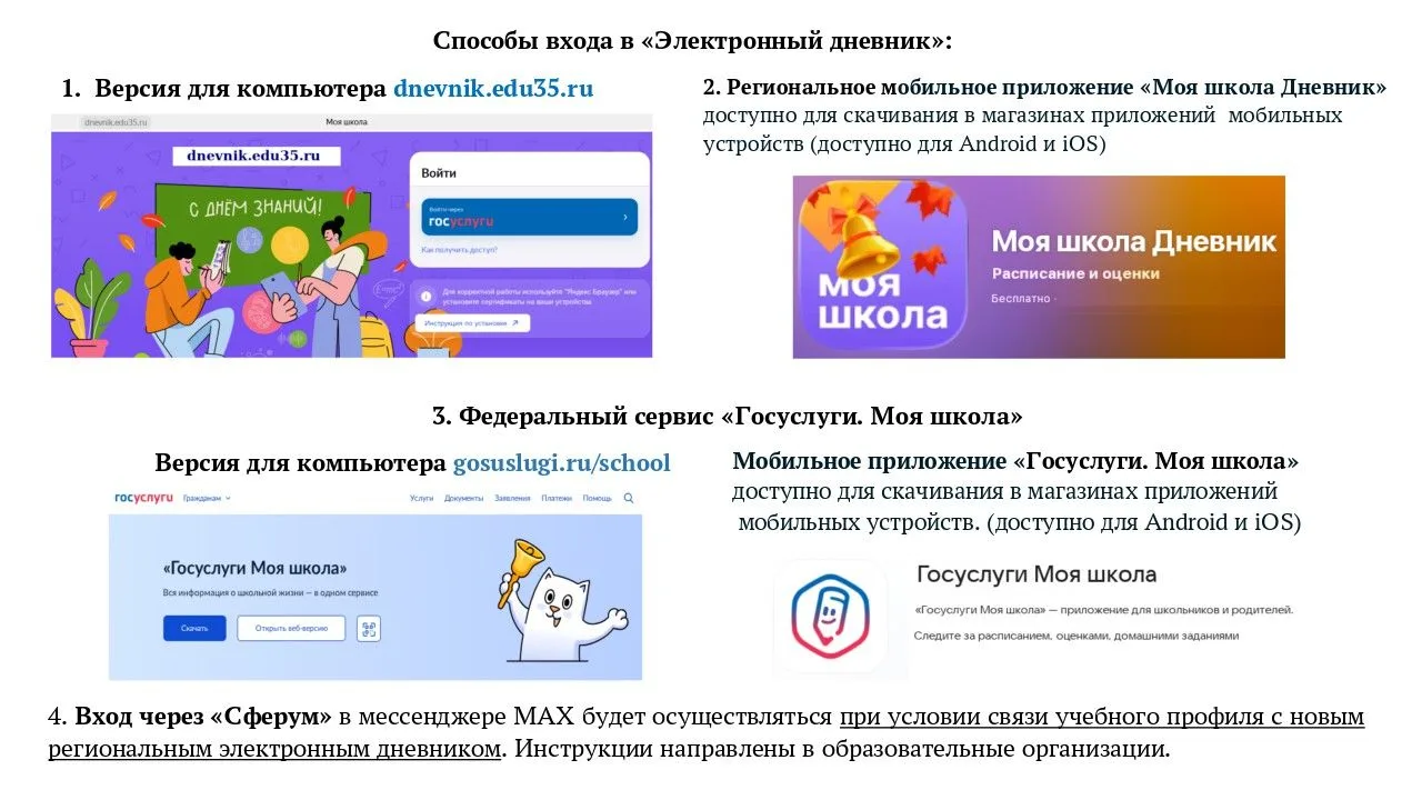 Региональный электронный дневник Вологодской области.
